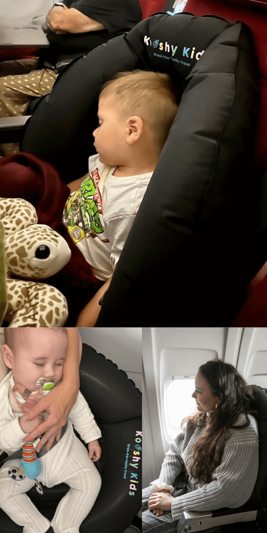Kooshy Kloud™ | Inflatable Travel Pillow for Plane