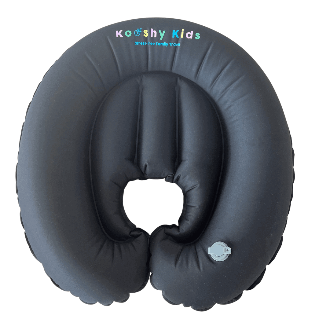 Kooshy Kloud™ | Kids Inflatable Travel Pillow for Plane