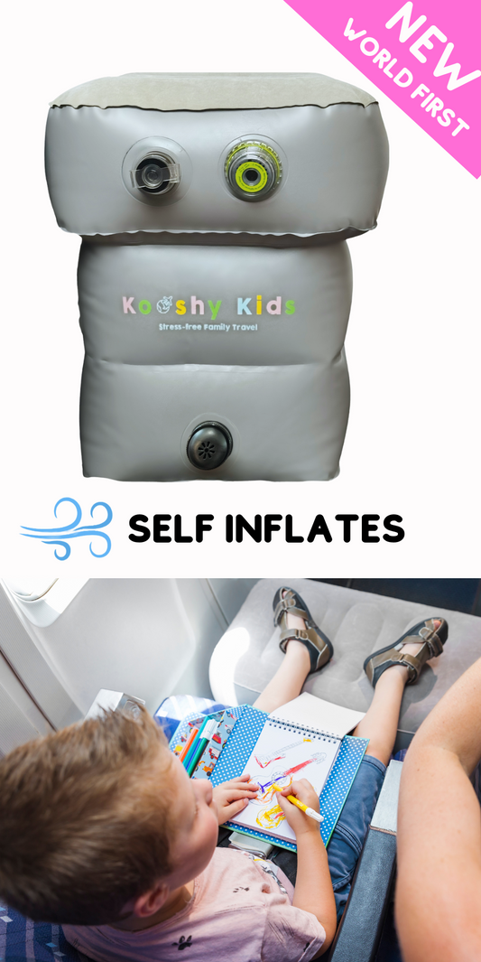 SELF-INFLATING Kooshy Kids Kooshion