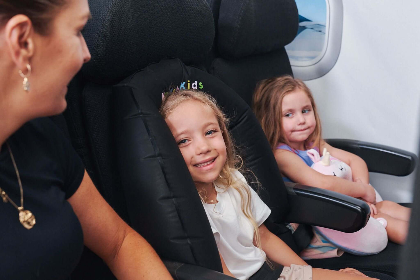 Kooshy Kloud™ | Kids Inflatable Travel Pillow for Plane